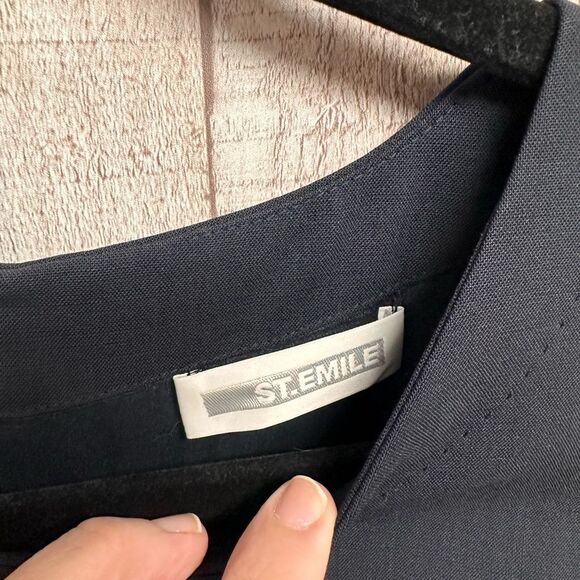 St. Emile ESTHER little black career dress made in Hungary - Picture 11 of 15